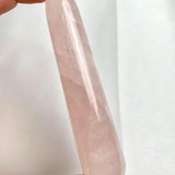 Rose quartz wellness crystal wand