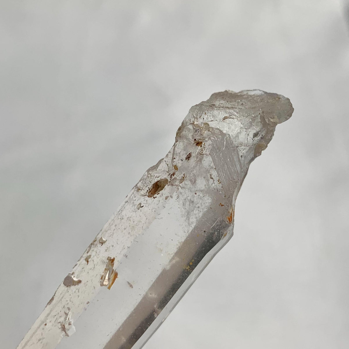 Unique laser point quartz crystal for collectors and healing