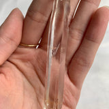 Slim high clarity Clear Quartz laser point crystal