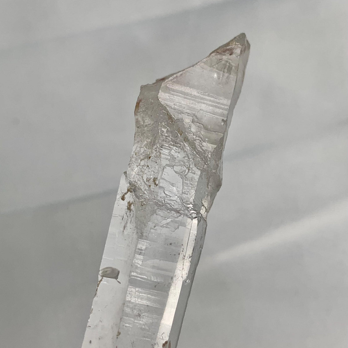 High clarity quartz crystal wand for collectors and healing