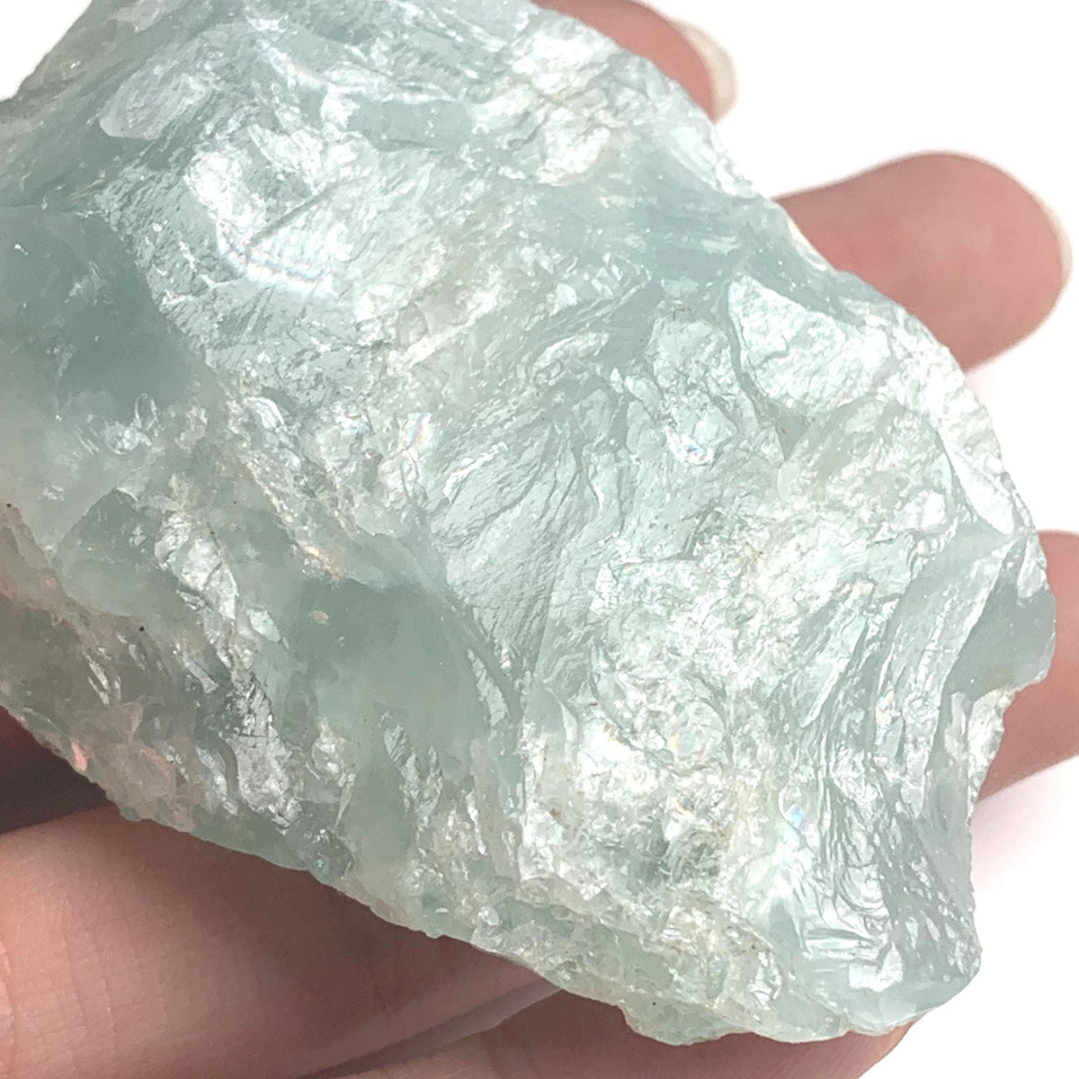 Natural blue aquamarine stone suitable for collectors and crystal displays