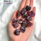 Raw rubellite mineral specimen, size 2