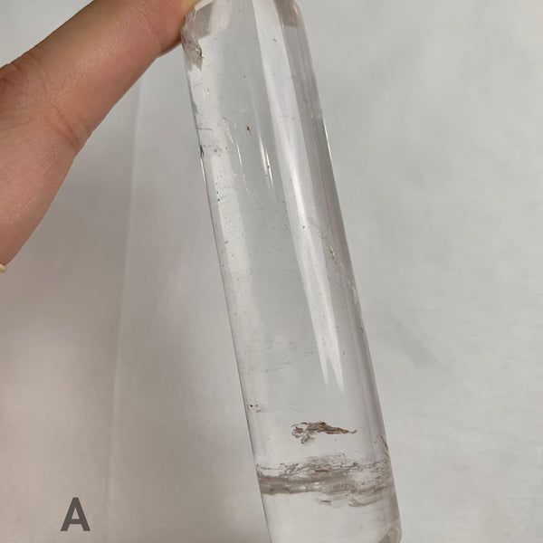 Clear quartz crystal wand