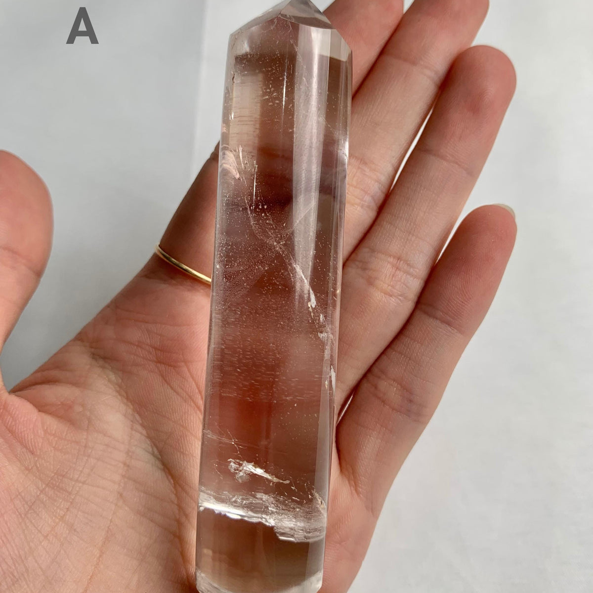 Crystal energy wand display