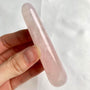 Natural rose quartz acupressure tool