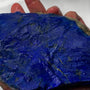 Large raw Lapis Lazuli rough from Afghanistan with deep ultramarine blue color