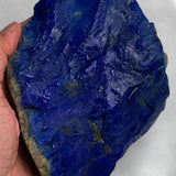 Top grade raw Lapis gemstone from old mine with rich blue color