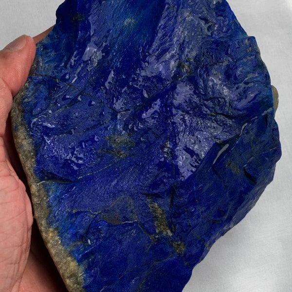 Top grade raw Lapis gemstone from old mine with rich blue color