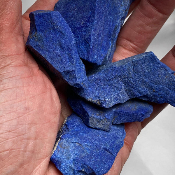 High grade natural Lapis Lazuli rough for lapidary artists and luxury jewelry designers