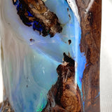 Genuine Australian boulder opal with blue and green colours