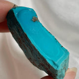 Natural blue turquoise gemstone for silversmith projects