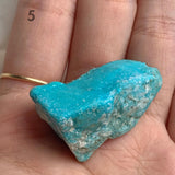 Clean blue turquoise rough stone for lapidary work and carving