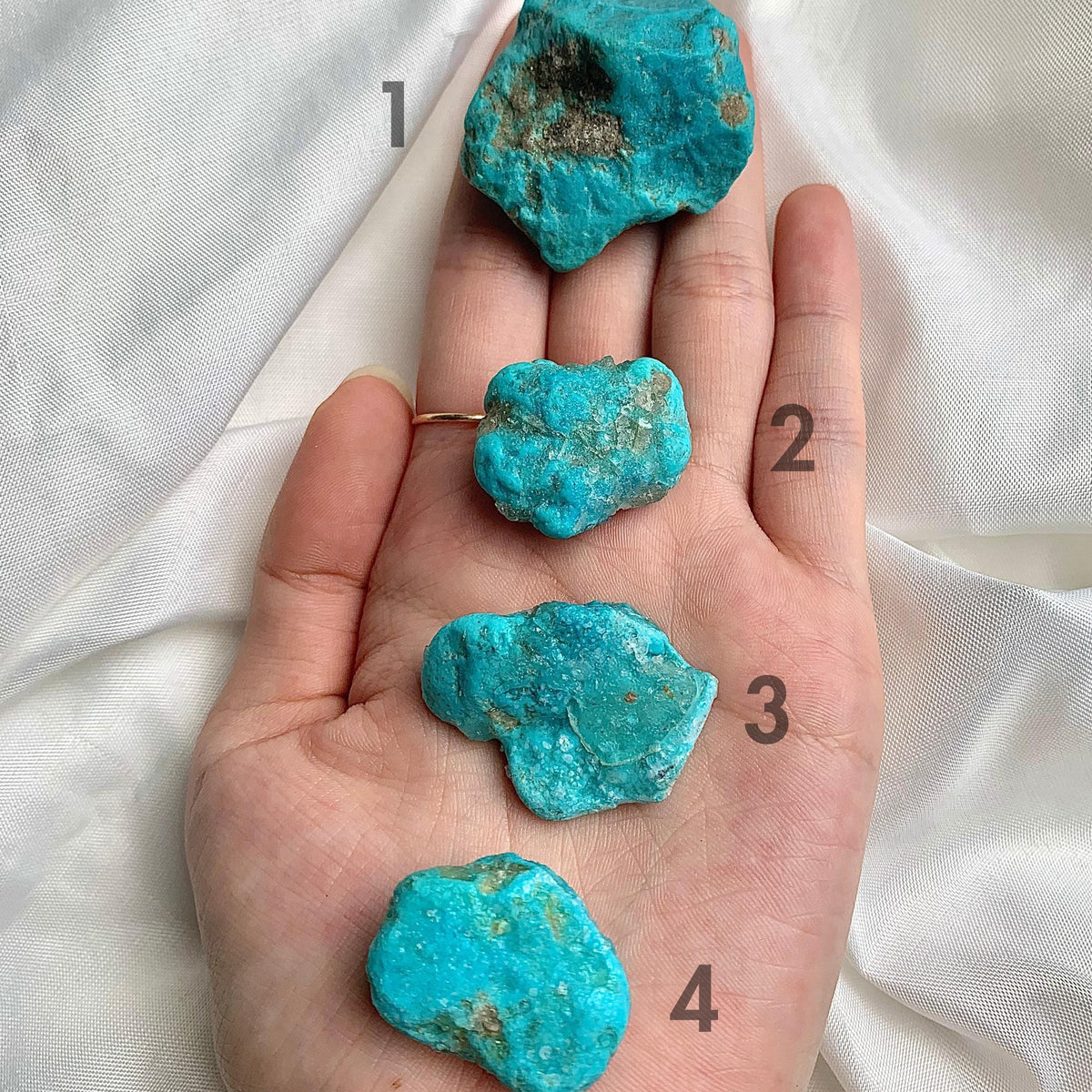 Rare blue turquoise from Globe Arizona old collection