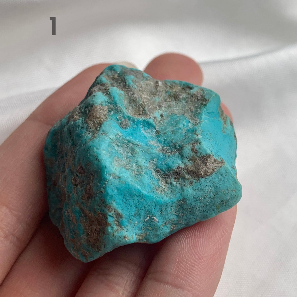 Natural Sleeping Beauty Turquoise with uniform color