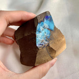 Genuine Australian boulder opal with natural color play