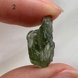 Natural green gem from Czech Republic collector piece
