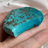 Premium turquoise rough with minimal matrix inclusions