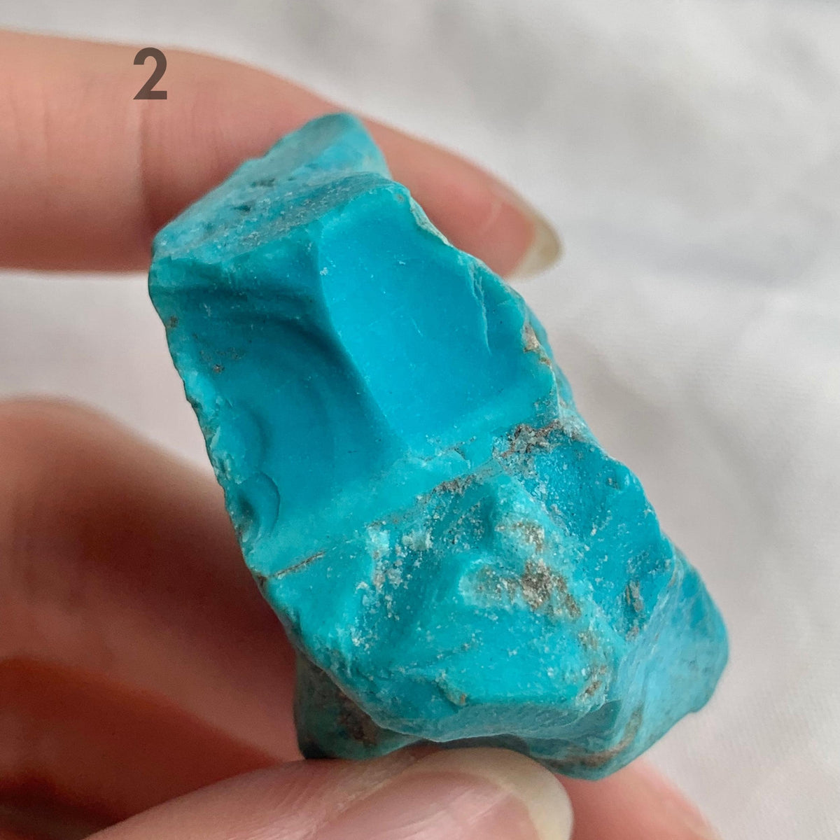 Sky blue turquoise rough for custom jewelry making