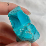 Sky blue turquoise rough for custom jewelry making