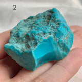 Genuine Sleeping Beauty Turquoise rough gemstone from Globe Arizona