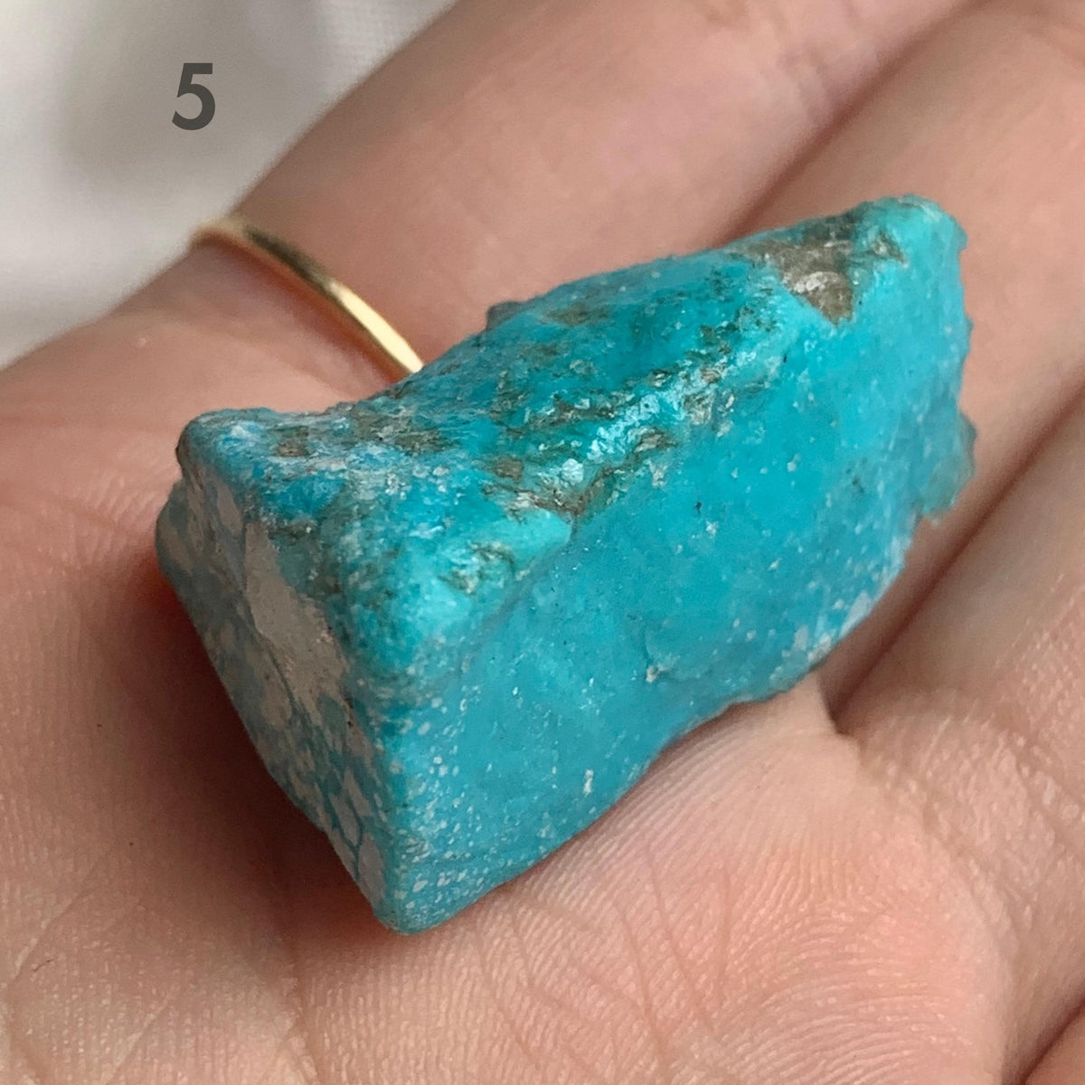 Rare American turquoise rough for gemstone collectors