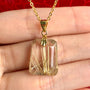 Premium golden rutile crystal pendant for collectors and gifting