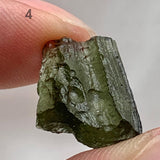 Raw Moldavite crystal specimen for meditation and display use