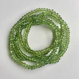 Green peridot beaded bracelet for gemstone jewelry lovers