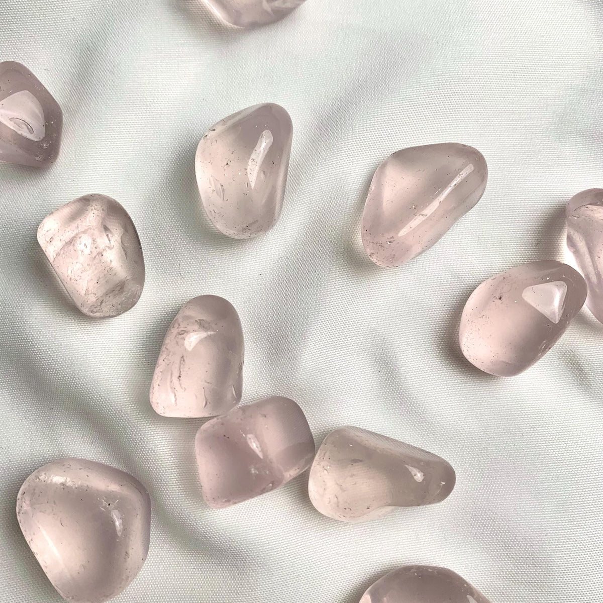 Raw Madagascar star rose quartz piece tumble polished for lapidary cabbing