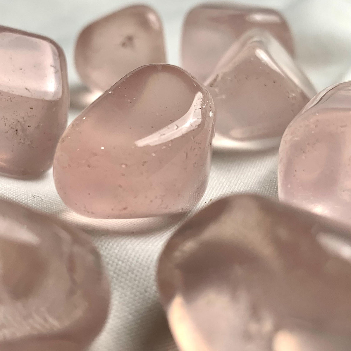 Madagascar star rose quartz rough showing flat polished surface and pink color