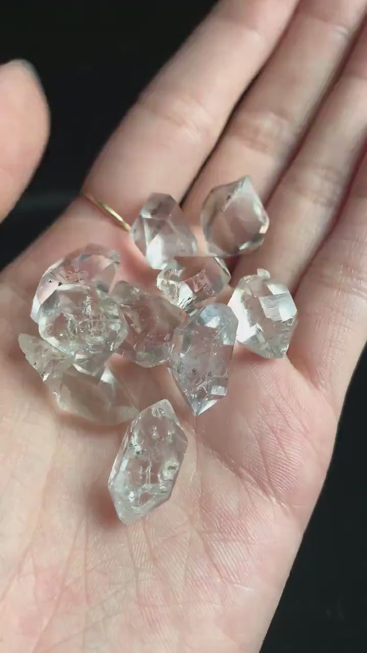Herkimer Diamond Crystal, Double Terminated Quartz, High Clarity NY Specimen, A7