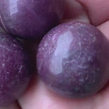 Ruby Sphere Natural 20mm | Fluorescent Ruby Crystal Orb 85ct
