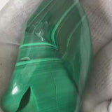 Malachite Polished Freeform: Natural Banded Crystal Specimen for Transformation