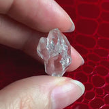 Herkimer Diamond Cluster, Water Clear Sparkly Natural Specimen, Twin Growth Points NY, A1
