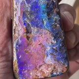 Gem Quality Boulder Opal with Rare Purple and Pink Hues from Australia