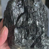 Extra Large Raw Black Tourmaline Chunk: Natural Protective Crystal from Brazil