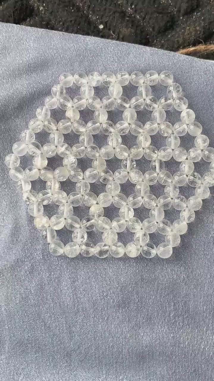 Charging Cleansing Grid for Crystals – Clear Quartz Sacred Geometry Energy Amplifier