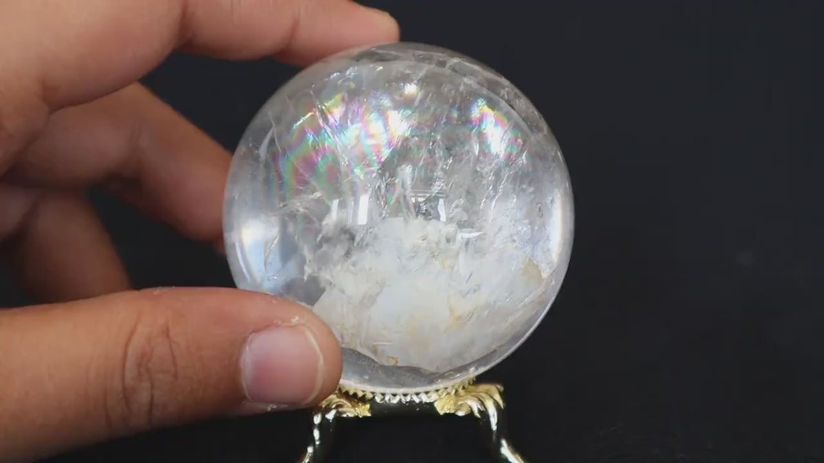 Rainbow Crystal Quartz Sphere (53mm)