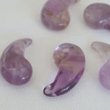 Amethyst Magatama, Amethyst Stone, Mental and Emotional Wellness Gift