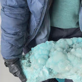 Large Blue Aragonite | 21kg Museum Crystal for Luxury Home Décor Investment