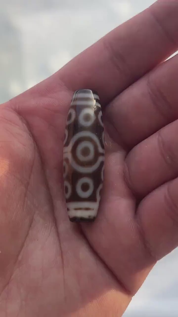 15 Eye Dzi | Rare Tibetan Agate Protection Bead