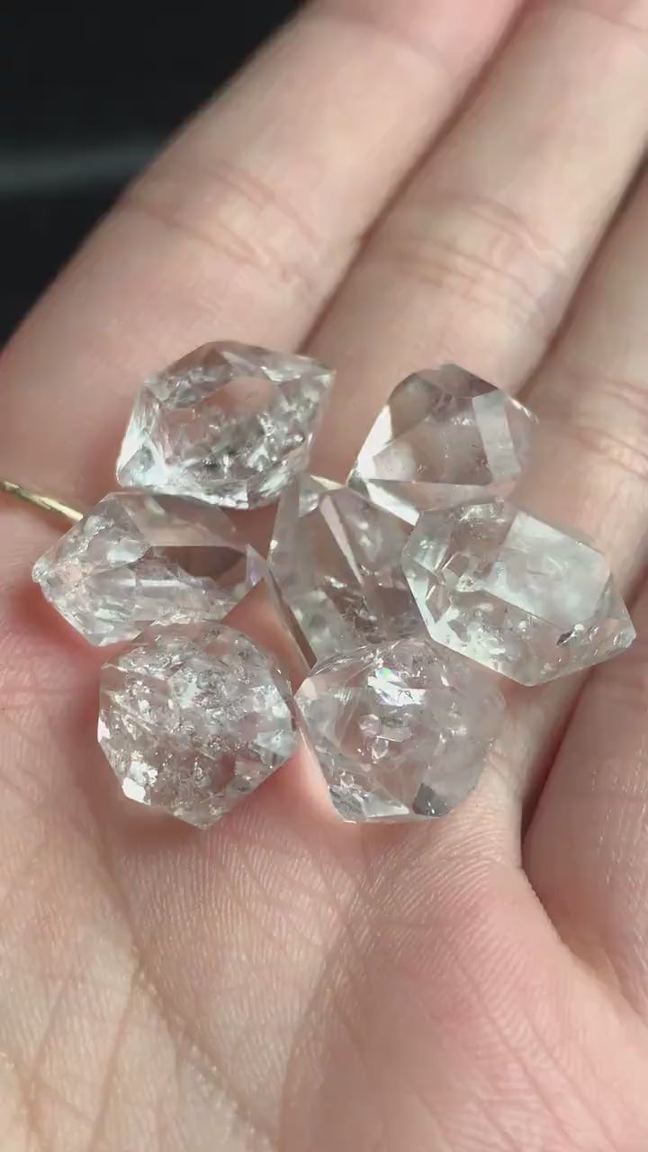 Herkimer Diamond Crystal, Double Terminated Quartz, High Clarity NY Specimen, A6