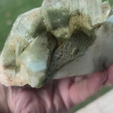 Himalayan Chlorite Quartz Cluster for Healing, Energy Cleansing & Crystal Decor
