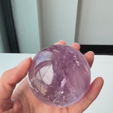 Amethyst Sphere Crystal | Healing Stone for Calm Energy and Chakra Balance, VKa7