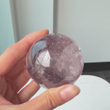 Amethyst Sphere Crystal | Healing Stone for Calm Energy and Chakra Balance, VKa3
