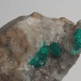 Tsumeb Dioptase Specimen – Emerald Green Crystal Matrix, Namibia Collector Display Piece, D16