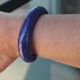 Lapis Bangle Easy Fit Bracelet for Wisdom, Truth and Style