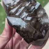 Gwindel Smoky Quartz Elestial Himalayan Crystal | Rare Collector Stone for Grounding, Healing & Home Decor