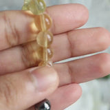 Yellow Fluorite Bracelet | Hematite, Clear Quartz Healing Energy Beaded Jewelry | Focus, Positivity