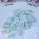 Raw Aquamarine Crystal: Natural Blue Beryl Stone for Calming Energy